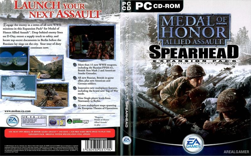 Medal of Honor: Allied Assault Spearhead Cover Art, Free Download, PC Game, Full Updated