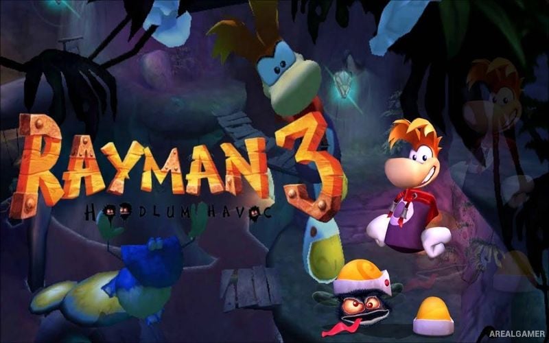 Rayman 3: Hoodlum Havoc Cover Art, Free Download, PC Game, Full Updated