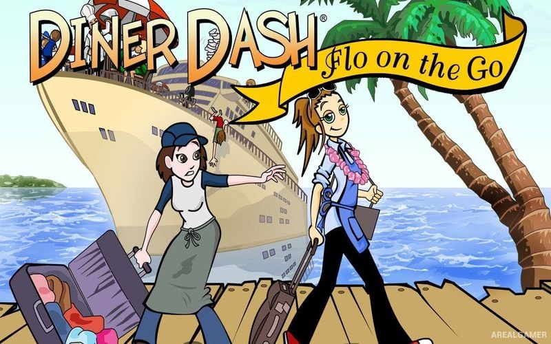 Diner Dash 3: Flo on the Go Cover Art, Free Download, PC Game, Full Updated