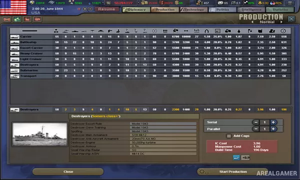 Hearts of Iron III: DLC Collection Screenshot 1, Free Download, PC Game, Full Updated