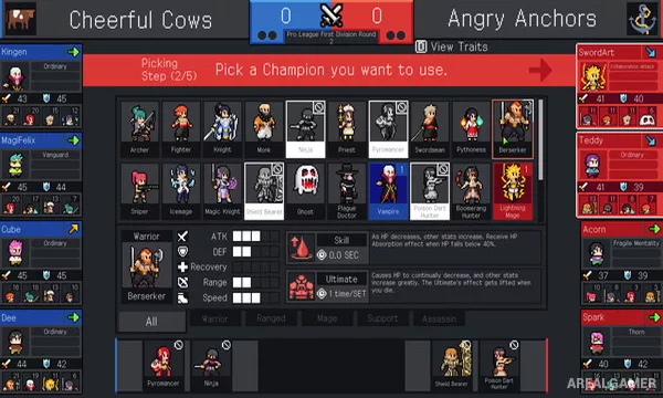 Teamfight Manager Screenshot 1, Free Download, PC Game, Full Updated