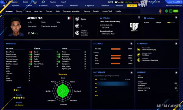 Tennis Manager 2023 Screenshot 1, Free Download, PC Game, Full Updated