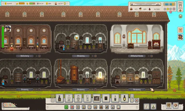 Ale Abbey - Monastery Brewery Tycoon Screenshot 1, Free Download, PC Game, Full Updated