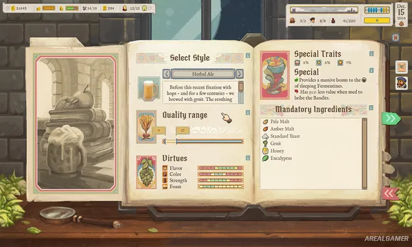 Ale Abbey - Monastery Brewery Tycoon Screenshot 2, Free Download, PC Game, Full Updated