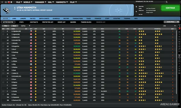 Franchise Hockey Manager 12 Screenshot 3, Free Download, PC Game, Full Updated