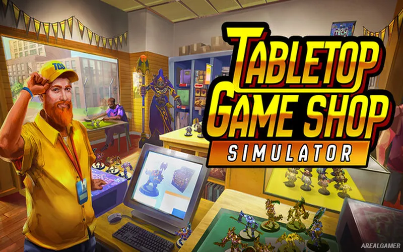 Tabletop Game Shop Simulator Cover Art, Free Download, PC Game, Full Updated